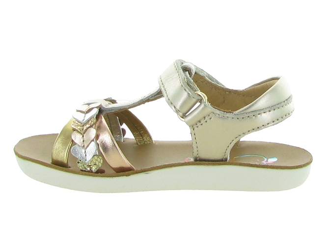 sandales et nu pieds -  - junior fille - Cuir - Beige - Shoo pom5638401_4