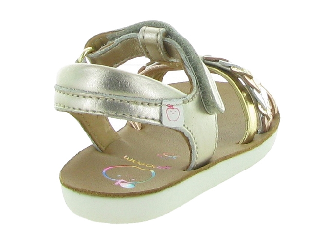 sandales et nu pieds -  - junior fille - Cuir - Beige - Shoo pom5638401_5