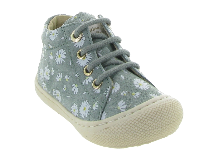 pre marche du 16 au 23 - Semelle souple - bebe fille - Cuir laminé - Fleurs - Naturino5639204_3