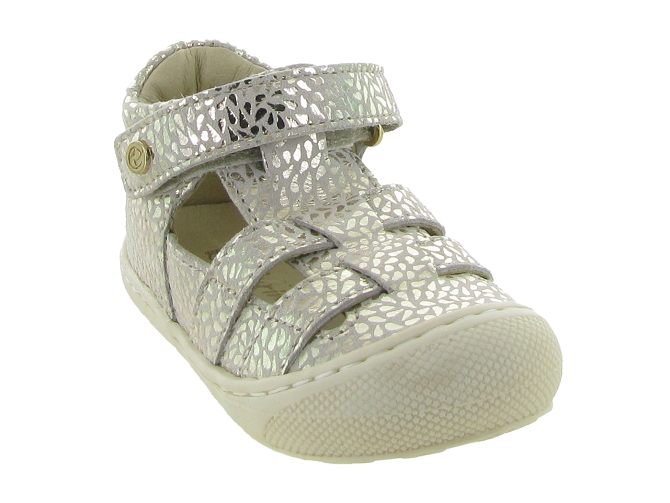 pre marche du 16 au 23 - Semelle souple - bebe fille - Cuir laminé - Argent - Naturino5639402_3