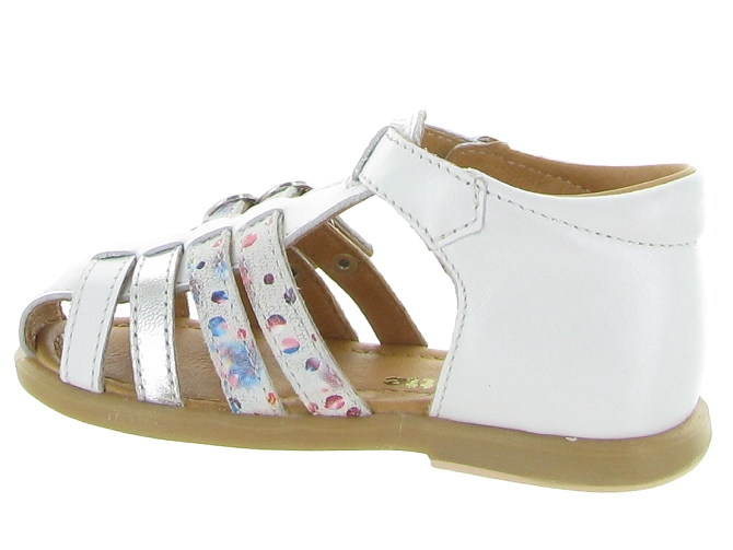 sandales et nu pieds -  - bebe fille - Cuir laminé - Beige - Babybotte5640902_4