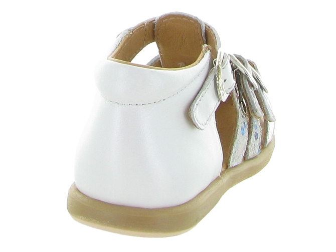 sandales et nu pieds -  - bebe fille - Cuir laminé - Beige - Babybotte5640902_5