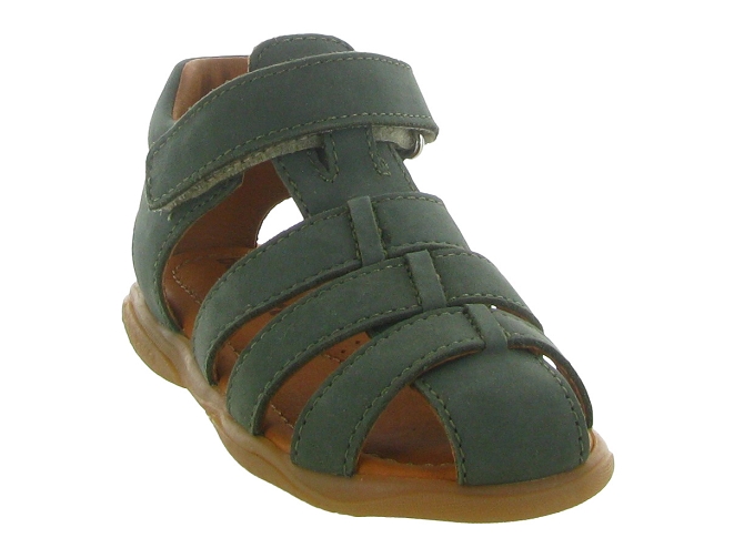 sandales et nu pieds -  - bebe garcon - Cuir - Vert - Babybotte5642003_3