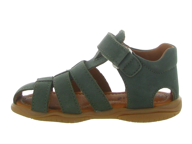 sandales et nu pieds -  - bebe garcon - Cuir - Vert - Babybotte5642003_4