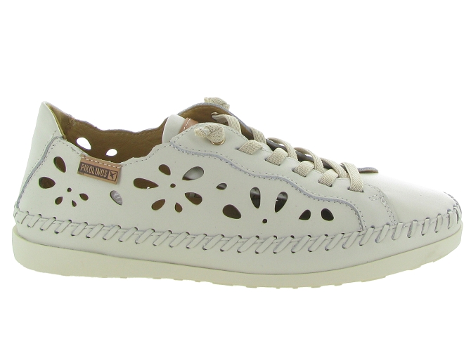 chaussures a lacets - Lacets détente - femme - Cuir - Beige - Pikolinos5643301_2