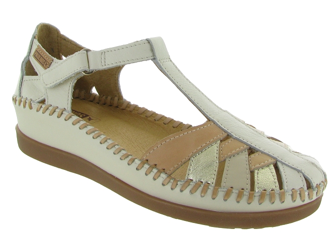 ballerines - Ballerine plate - femme - Cuir - Beige - Pikolinos