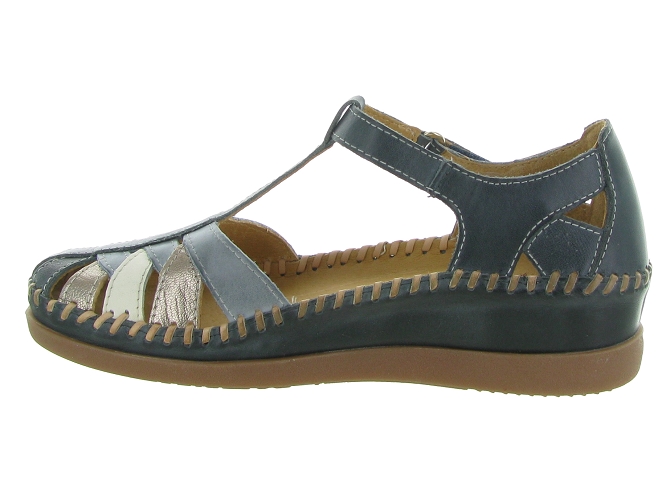 ballerines - Ballerine plate - femme - Cuir - Bleu - Pikolinos5643502_4