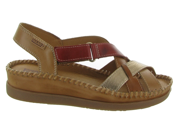 sandales et nu pieds - Confort - femme - Cuir - Marron - Pikolinos5643702_2