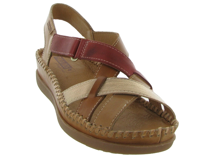 sandales et nu pieds - Confort - femme - Cuir - Marron - Pikolinos5643702_3