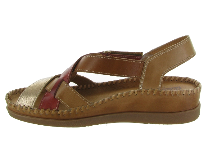 sandales et nu pieds - Confort - femme - Cuir - Marron - Pikolinos5643702_4