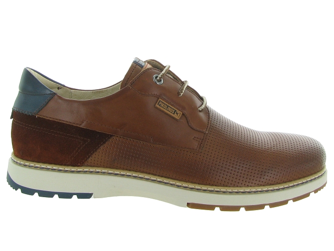 chaussures a lacets - Confort et décontracté - homme - Cuir - Marron - Pikolinos5645001_2