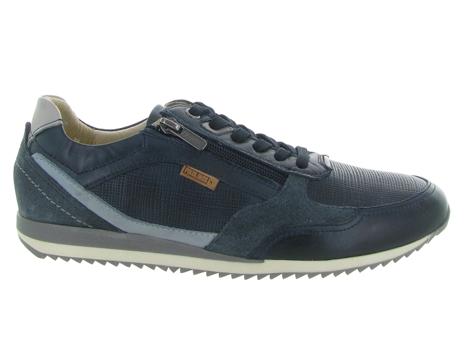 baskets et sneakers - Tendance - homme - Cuir - Bleu Marine - Pikolinos5645202_2