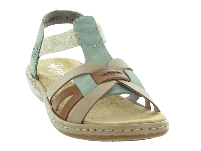 sandales et nu pieds - Confort - femme - Synthétique - Vert - Rieker5647001_3