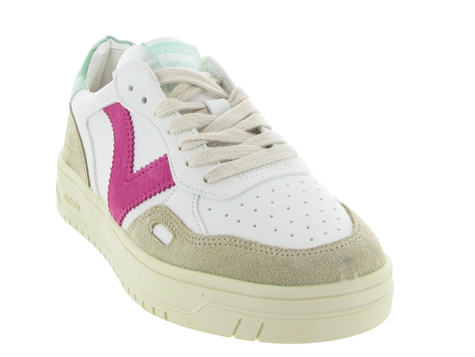 baskets et sneakers - Tendance - femme - Cuir - Blanc - Victoria5652401_3