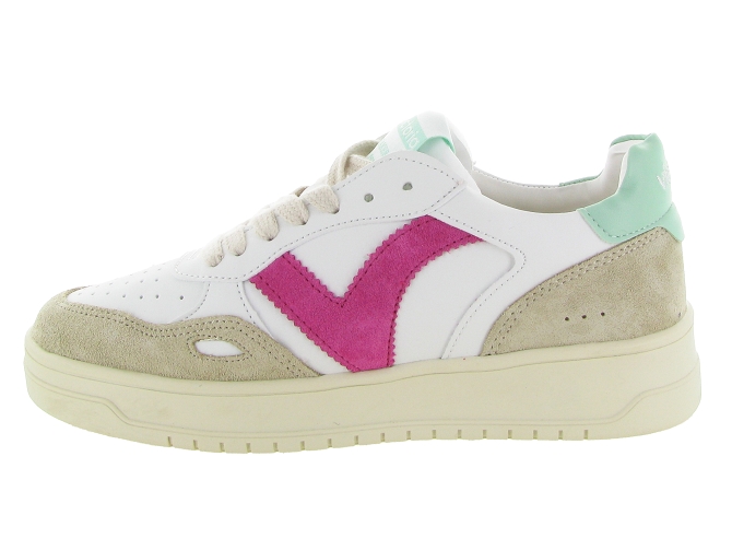 baskets et sneakers - Tendance - femme - Cuir - Blanc - Victoria5652401_4