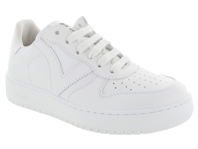 baskets et sneakers - Tendance - femme - Cuir - Blanc - Victoria