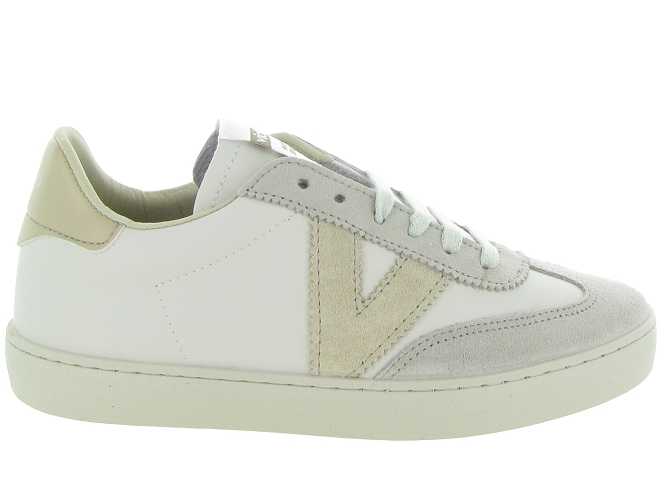 baskets et sneakers - Tendance - femme - Cuir - Beige - Victoria5652802_2