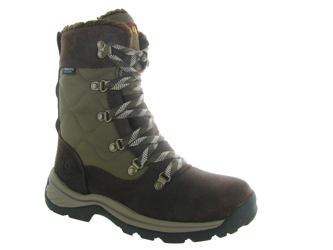 apres ski bottes fourrees -  - femme - Nylon - Marron - Timberland