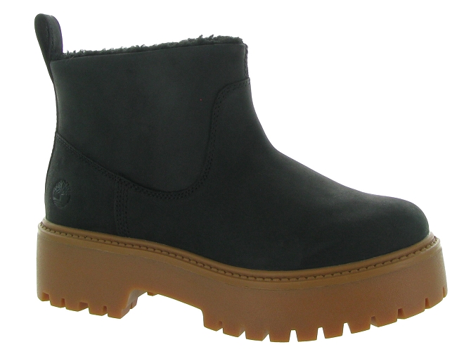 apres ski bottes fourrees - Chaussure neige - femme - Nubuck - Noir - Timberland