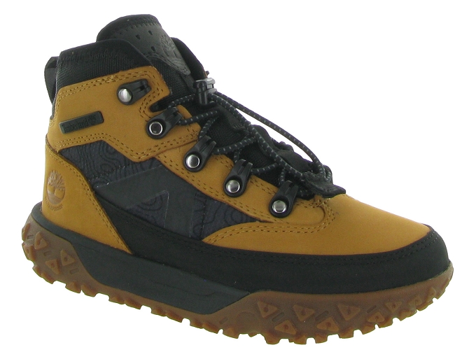 baskets et sneakers -  - junior garcon - Nubuck - Jaune - Timberland