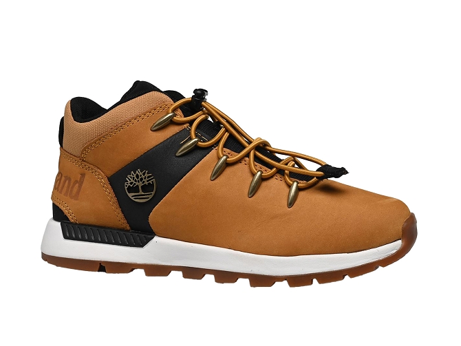 baskets et sneakers -  - junior garcon - Nubuck - Jaune - Timberland