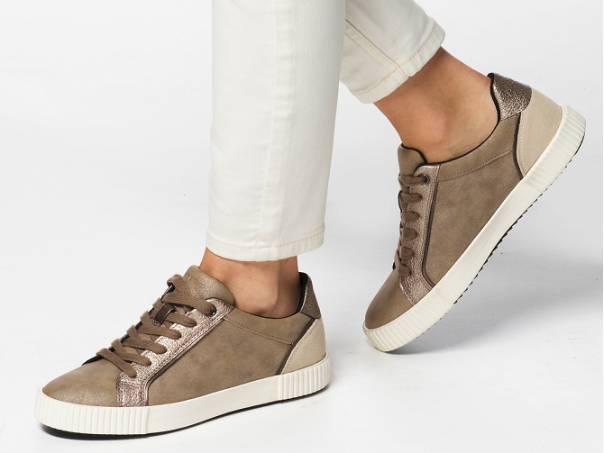 baskets et sneakers - Confort - femme - Synthétique - Taupe - Geox5668801_6