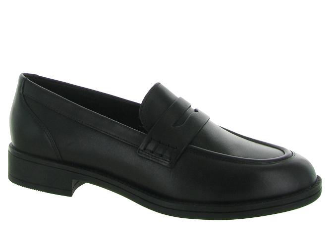 mocassins - Elégant - femme - Cuir - Noir - Geox