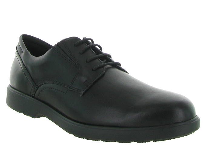 chaussures a lacets - Cérémonie - homme - Cuir - Noir - Geox