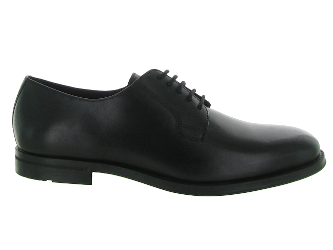 chaussures a lacets - Cérémonie - homme - Cuir - Noir - Geox5670301_2