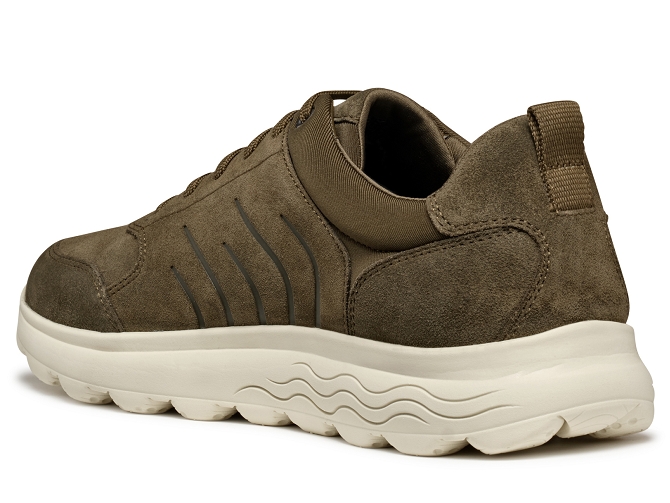 baskets et sneakers - Confort - homme - Nubuck - Kaki - Geox5670601_4