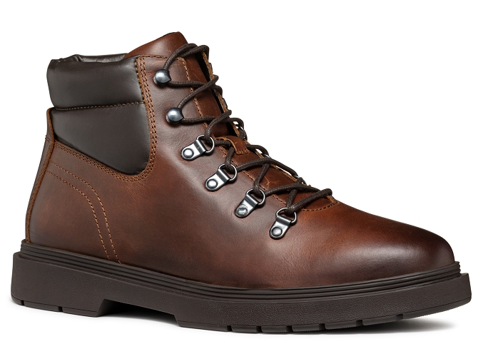 bottines et boots - Casual  - homme - Nubuck - Marron - Geox