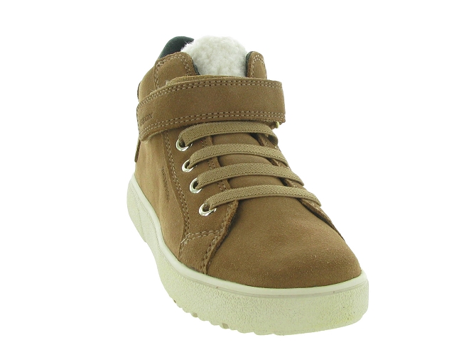 chaussures a scratch -  - junior fille - Nubuck - Marron - Geox5671301_3