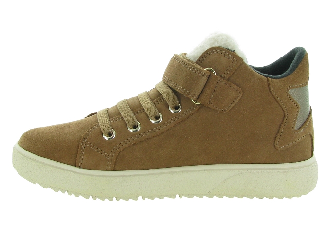 chaussures a scratch -  - junior fille - Nubuck - Marron - Geox5671301_4