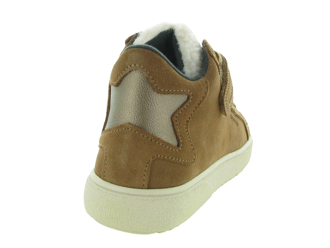 chaussures a scratch -  - junior fille - Nubuck - Marron - Geox5671301_5