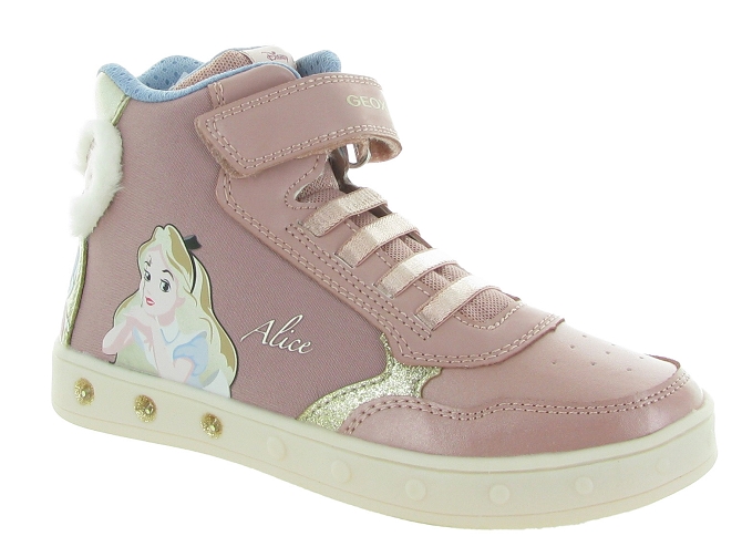 Geox baskets et sneakers j468wg skylin rose