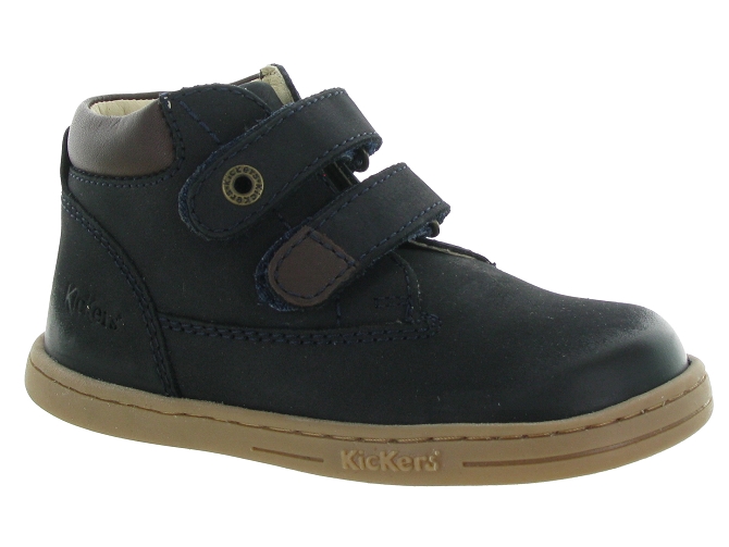 chaussures bebe du 18 au 27 -  - bebe garcon - Cuir - Bleu Marine - Kickers