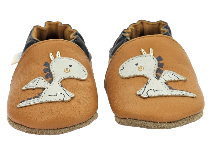 Robeez chaussons et pantoufles tiny dragon marron5674701_3