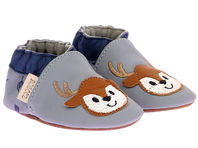 Robeez chaussons et pantoufles deerboy bleu ciel