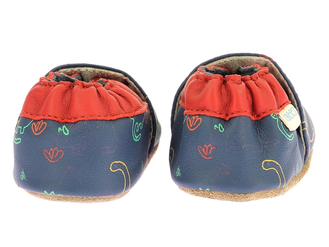 chaussons et pantoufles - Semelle souple - bebe garcon - Cuir - Bleu - Robeez5674901_5