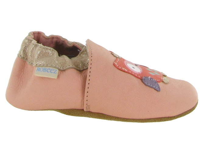 chaussons et pantoufles - Semelle souple - bebe fille - Cuir - Rose - Robeez5675301_3