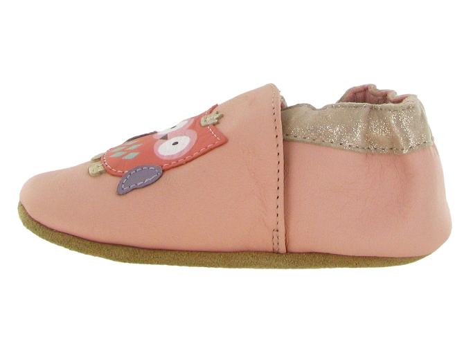 chaussons et pantoufles - Semelle souple - bebe fille - Cuir - Rose - Robeez5675301_4