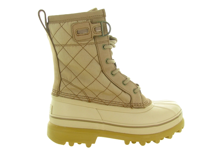 apres ski bottes fourrees - Bottine chaude - femme - Cuir - Beige - Sorel5675401_2