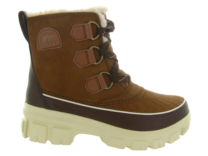 apres ski bottes fourrees - Bottine chaude - femme - Nubuck - Marron - Sorel5675501_2