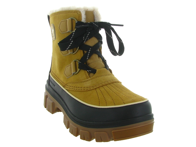 apres ski bottes fourrees - Bottine chaude - femme - Nubuck - Jaune - Sorel5675503_3