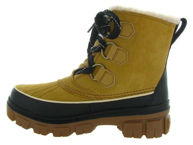 apres ski bottes fourrees - Bottine chaude - femme - Nubuck - Jaune - Sorel5675503_4