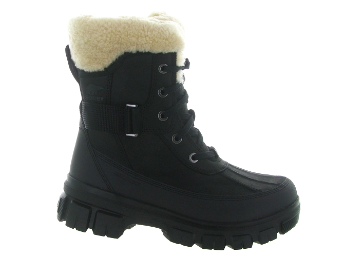 apres ski bottes fourrees - Bottine chaude - femme - Cuir - Noir - Sorel5675701_2