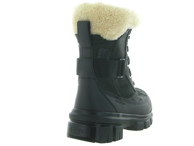 apres ski bottes fourrees - Bottine chaude - femme - Cuir - Noir - Sorel5675701_5