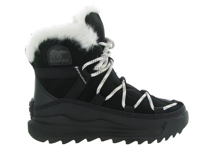 apres ski bottes fourrees - Chaussure neige - femme - Nubuck - Noir - Sorel5675901_2