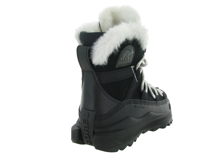 apres ski bottes fourrees - Chaussure neige - femme - Nubuck - Noir - Sorel5675901_5