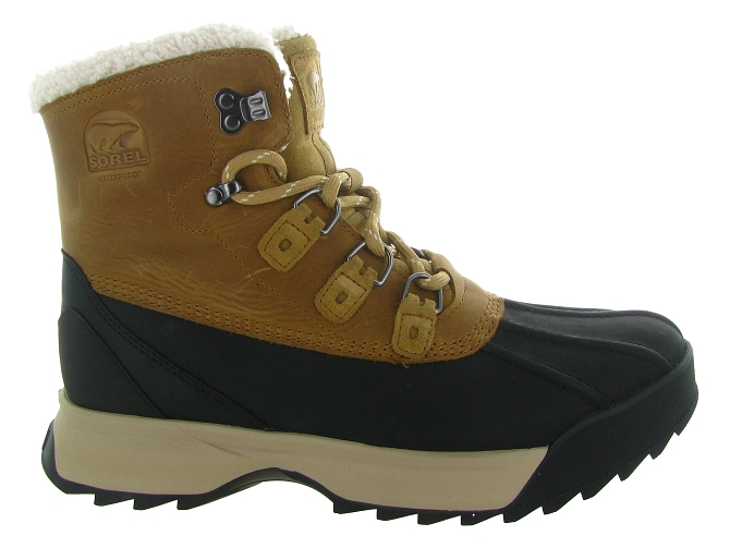 apres ski bottes fourrees - Chaussures neige - homme - Cuir - Camel - Sorel5676101_2